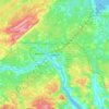 Dieppe topographic map, elevation, terrain
