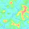 Padanilam topographic map, elevation, terrain