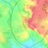 Pathlow topographic map, elevation, terrain