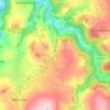 Mauersberg topographic map, elevation, terrain
