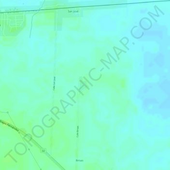 Finca Aproveco 1 topographic map, elevation, terrain