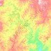 Mthatha topographic map, elevation, terrain