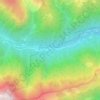 Prato topographic map, elevation, terrain
