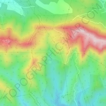 Grotte topographic map, elevation, terrain