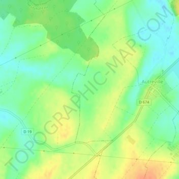 Nocha topographic map, elevation, terrain