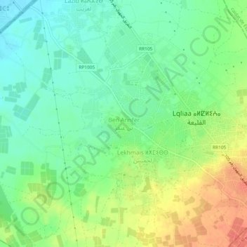 Ben Annfer topographic map, elevation, terrain