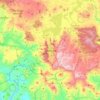 Jinotega topographic map, elevation, terrain