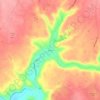 Craver topographic map, elevation, terrain