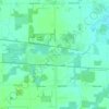 Stevensville topographic map, elevation, terrain