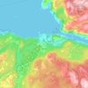 Elle topographic map, elevation, terrain