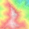 Khustup topographic map, elevation, terrain