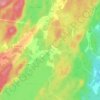 Öresjö topographic map, elevation, terrain