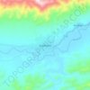 Siquisique topographic map, elevation, terrain