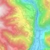 di Qua topographic map, elevation, terrain