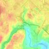 Rainbow topographic map, elevation, terrain