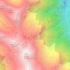 Pizzolo topographic map, elevation, terrain