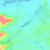 Les Marais topographic map, elevation, terrain
