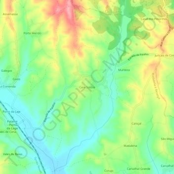 Cem Soldos topographic map, elevation, terrain
