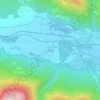 Stranig topographic map, elevation, terrain
