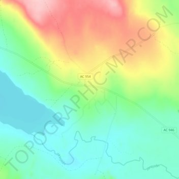 Järvsjö topographic map, elevation, terrain