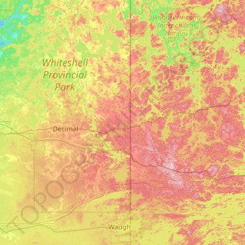 John Island topographic map, elevation, terrain