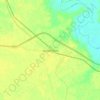 Gursahaiganj topographic map, elevation, terrain