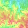 Les Manauds topographic map, elevation, terrain