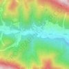 Pradumbli topographic map, elevation, terrain