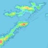 Sommet de l'Île Pomègues (Frioul) topographic map, elevation, terrain