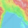 Rijeka topographic map, elevation, terrain
