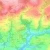 Creach Balbe topographic map, elevation, terrain