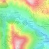 Praz Collet topographic map, elevation, terrain