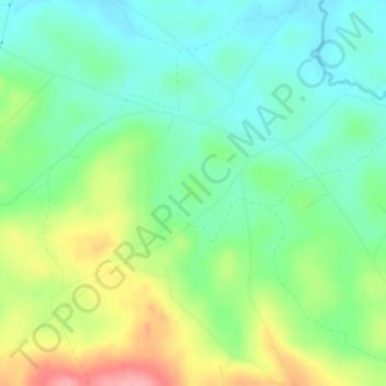 Rooskey topographic map, elevation, terrain