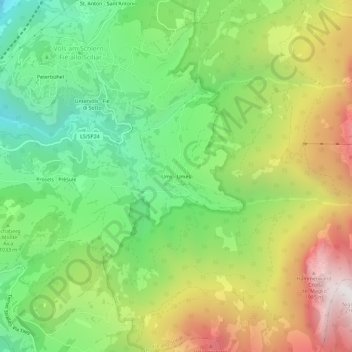 Ums - Umes topographic map, elevation, terrain