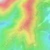 Pedra da Mesa topographic map, elevation, terrain