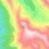 Mount Fergusson topographic map, elevation, terrain