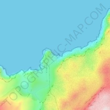 Cova de ses Bruixes topographic map, elevation, terrain