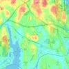 Waterford topographic map, elevation, terrain
