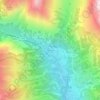 Les Claux topographic map, elevation, terrain