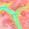 Tauberscheckenbach topographic map, elevation, terrain