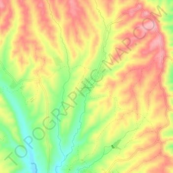 Sitkan topographic map, elevation, terrain