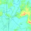 Nagba topographic map, elevation, terrain