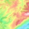 Mtolle topographic map, elevation, terrain