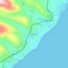 Mal Nombre topographic map, elevation, terrain