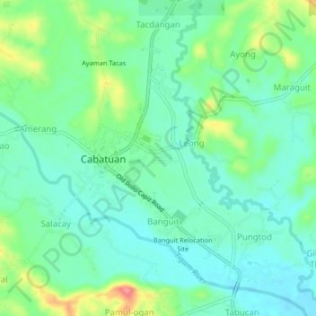 Zacarias Subdivision topographic map, elevation, terrain