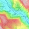 Fernhill topographic map, elevation, terrain