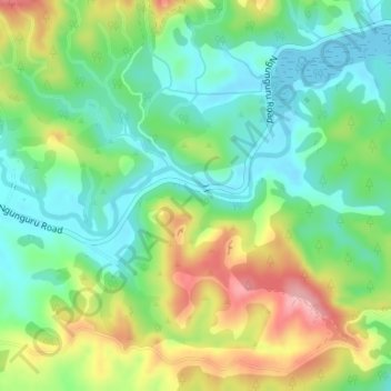 Kiripaka topographic map, elevation, terrain