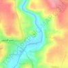 Tell Jisr al-Shughour topographic map, elevation, terrain