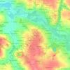 Bel Air topographic map, elevation, terrain