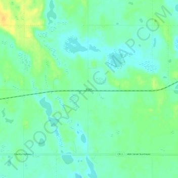 Essex topographic map, elevation, terrain